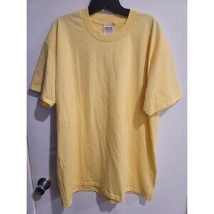 Vintage 1990s Oneita Yellow Power /50 Blank Tee
Single Stitch XL Shirt